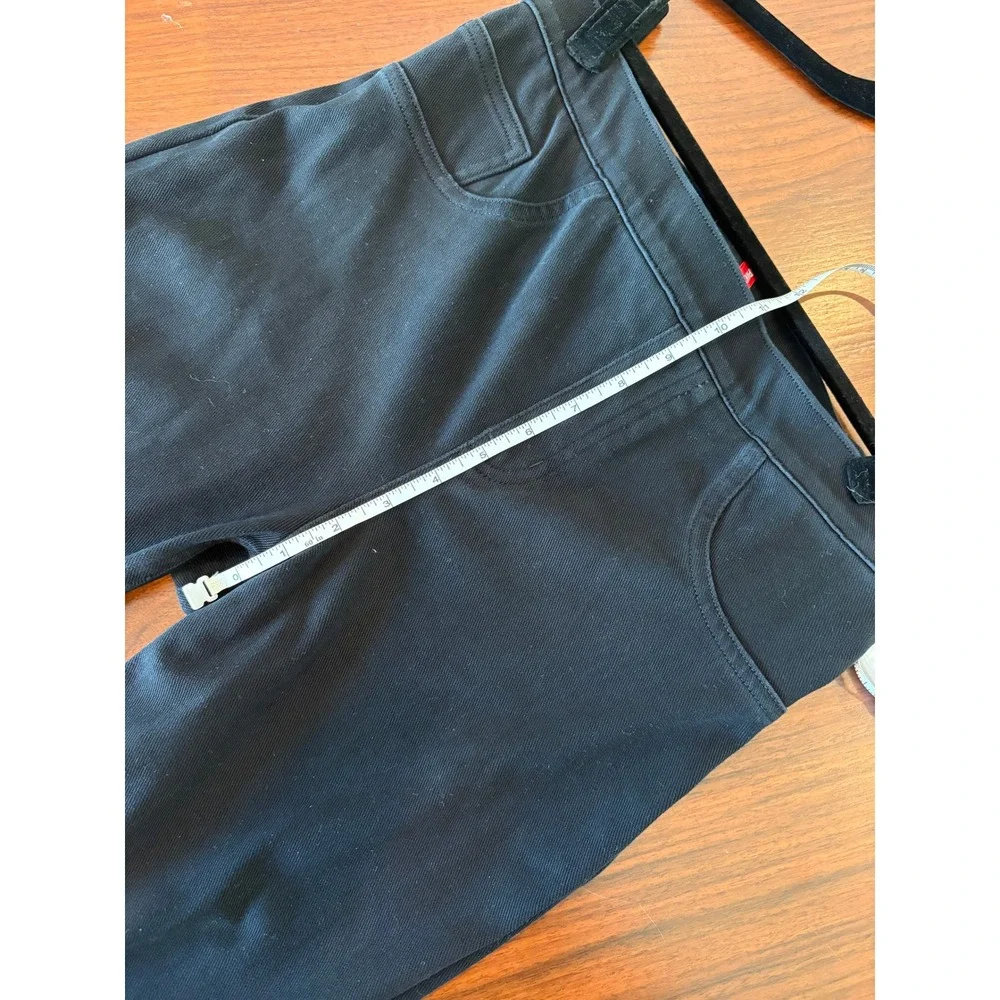 Spanx Black Skinny Jeans High Rise Stretch Denim Pants Womens Size Medium